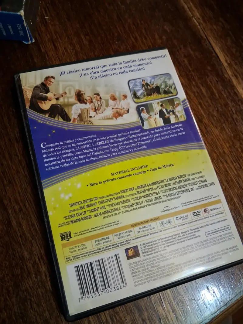 DVD La Novicia Rebelde Edición 45 Aniversario - 2