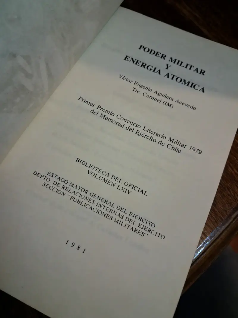 Libro Poder Militar y Energía Atómica de 1981 - 4