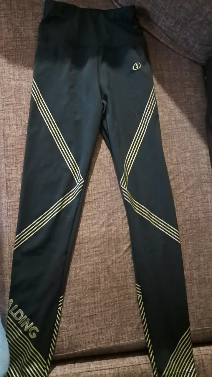 2x1 Leggings deportivos Spalding negros