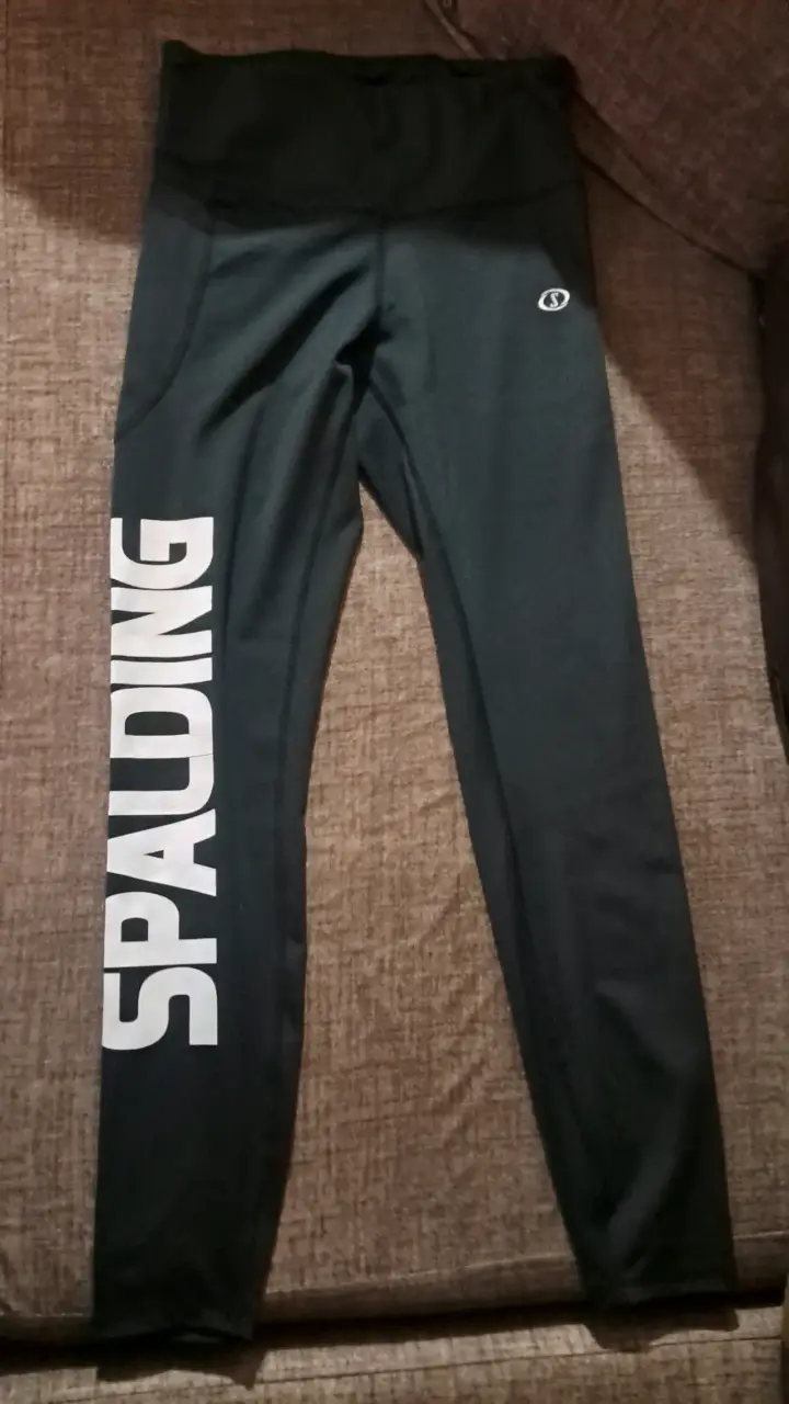 2x1 Leggings deportivos Spalding negros - 3