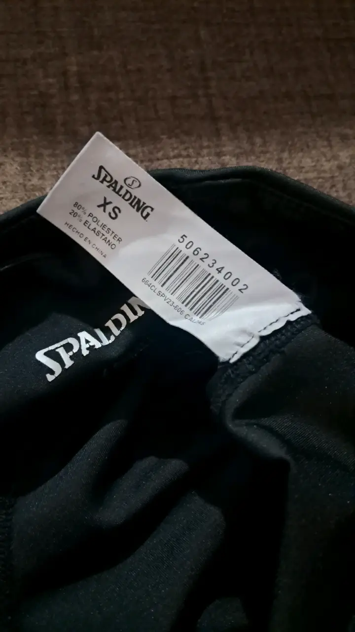 2x1 Leggings deportivos Spalding negros - 5