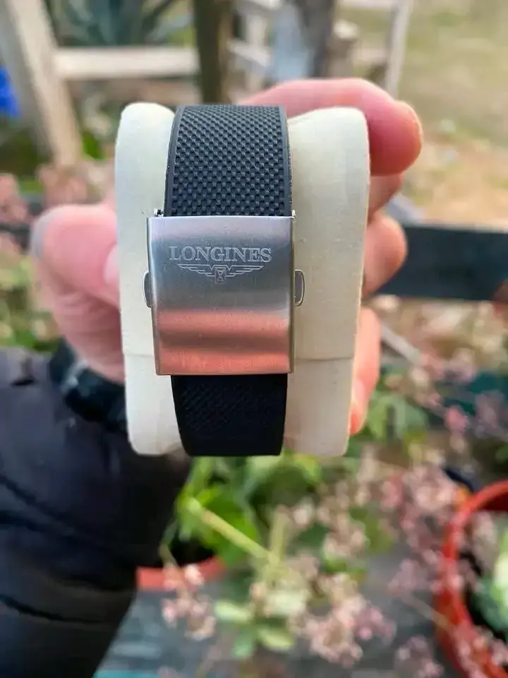 Reloj Longines rpk deportivo con correa de caucho - 3