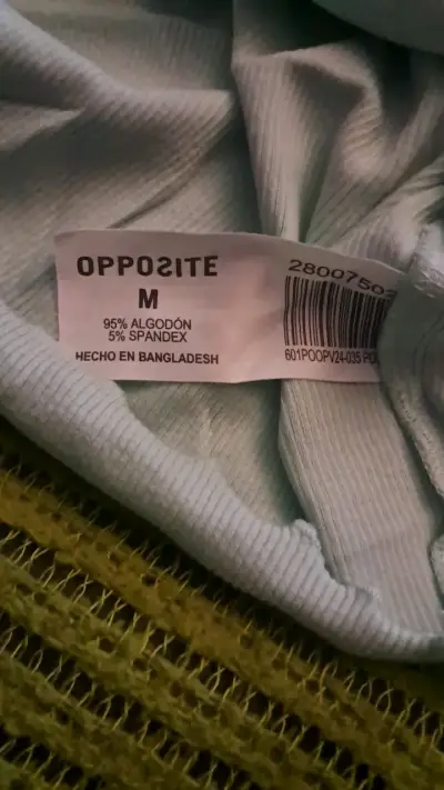 Polera de algodón Opposite talla M - miniatura 3
