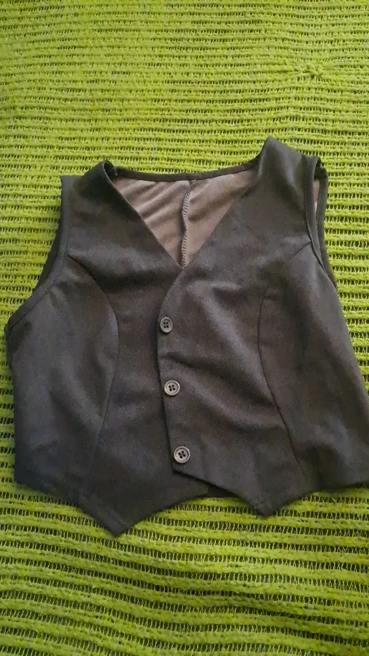 Chaleco de vestir gris para mujer shein