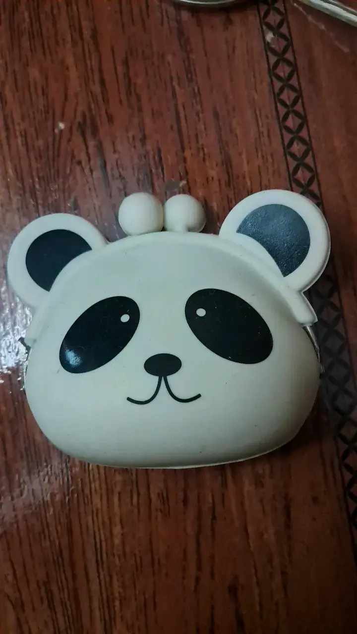 Monedero de Silicona con Diseño de Panda