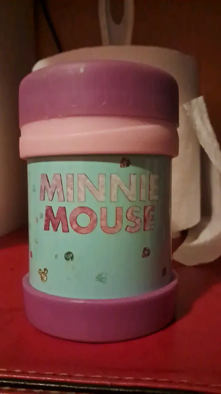Termo infantil Minnie Mouse Keep morado