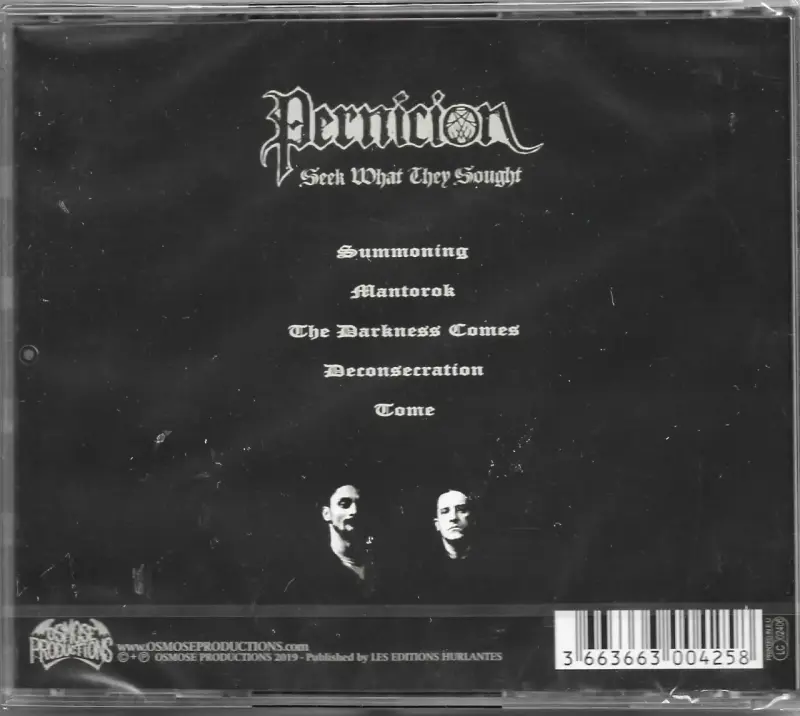 Pernicion - Seek What They Sought (CD) - 2