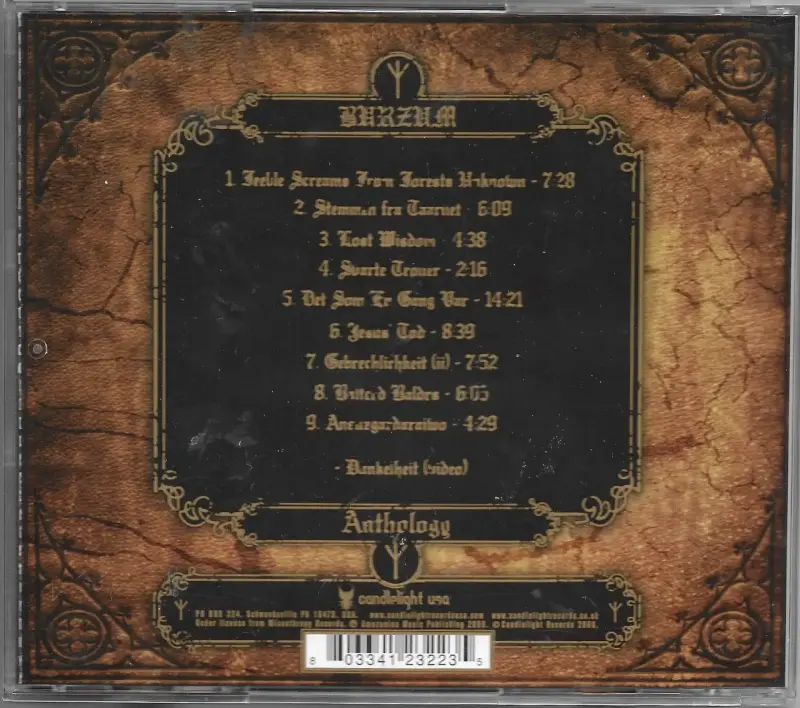 Burzum – Anthology (CD) - 2