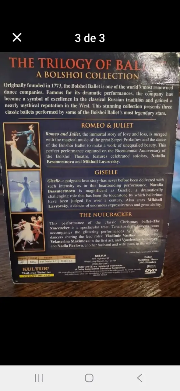 Colección de Ballet Bolshoi en DVD - 3