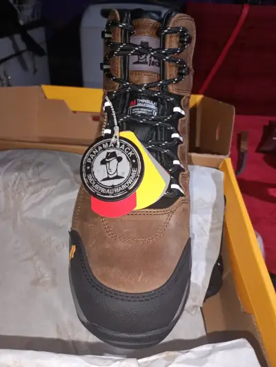 Botas de trabajo Panama Jack marrones impermeables - miniatura 1