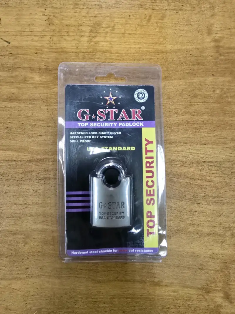 Candado de alta seguridad G-Star con sistema de llave especializado