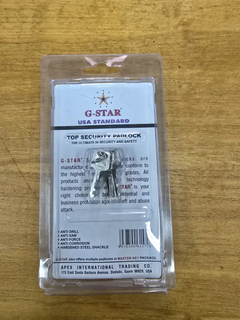 Candado de alta seguridad G-Star con sistema de llave especializado - 2