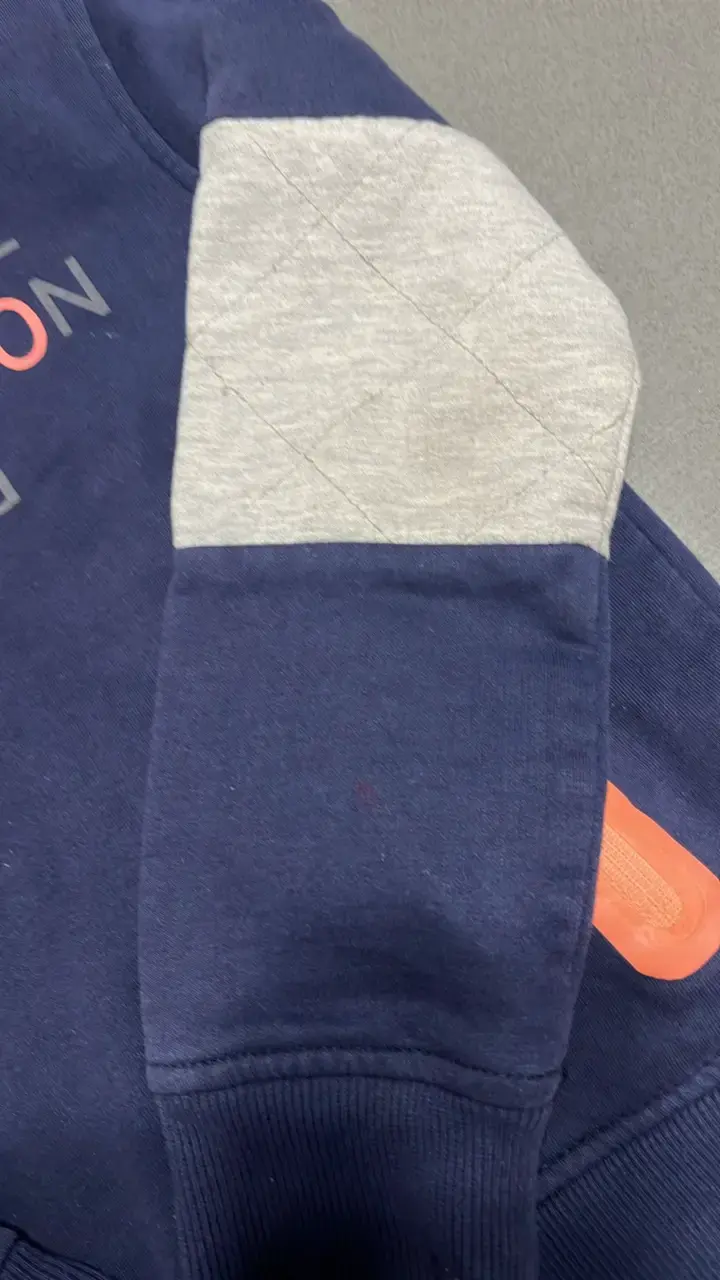 Polerón con capucha azul para niño talla 8 Tribu - 4