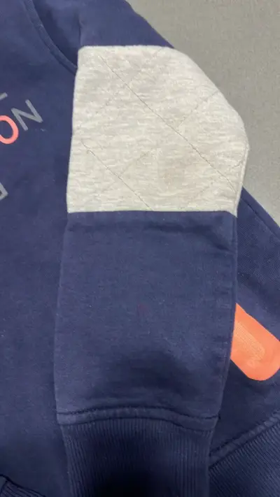 Polerón con capucha azul para niño talla 8 Tribu - miniatura 4