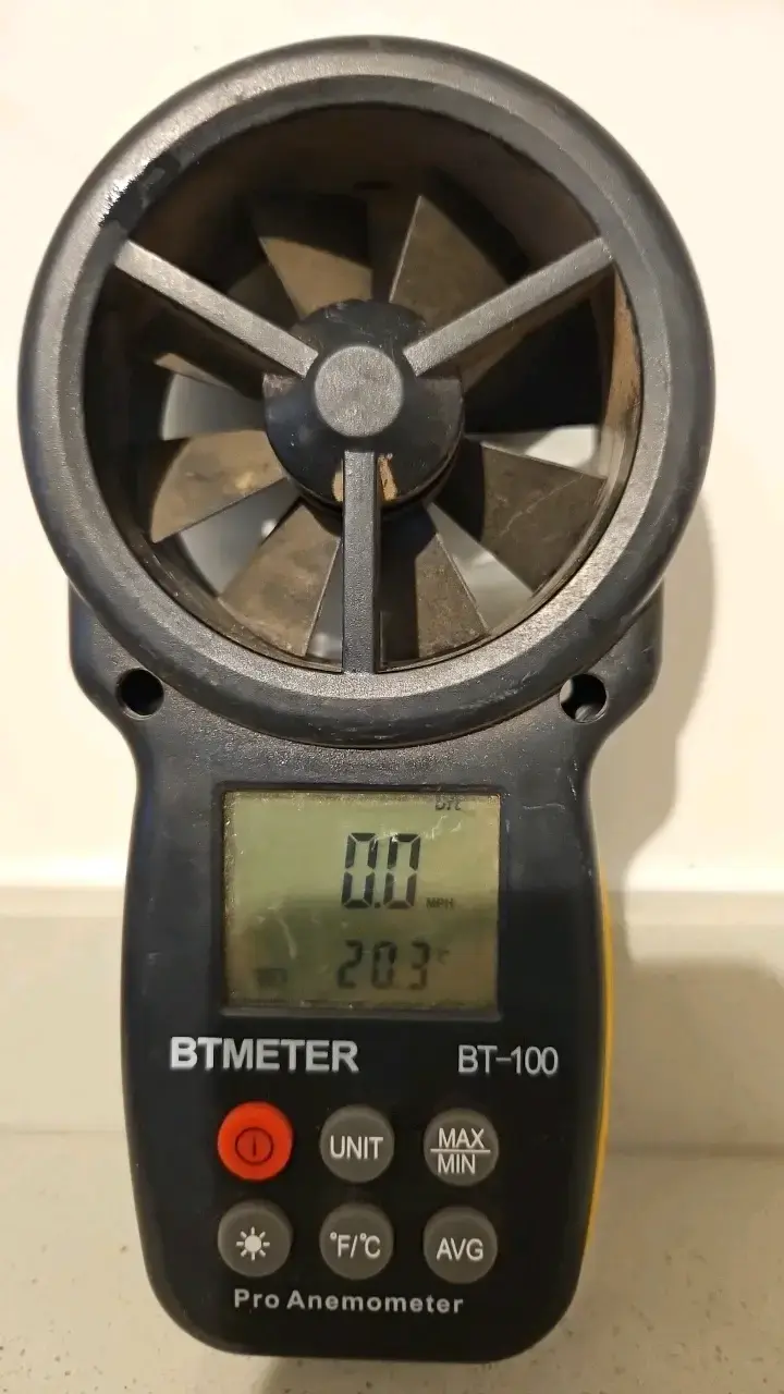 Anemómetro digital BTMETER BT-100