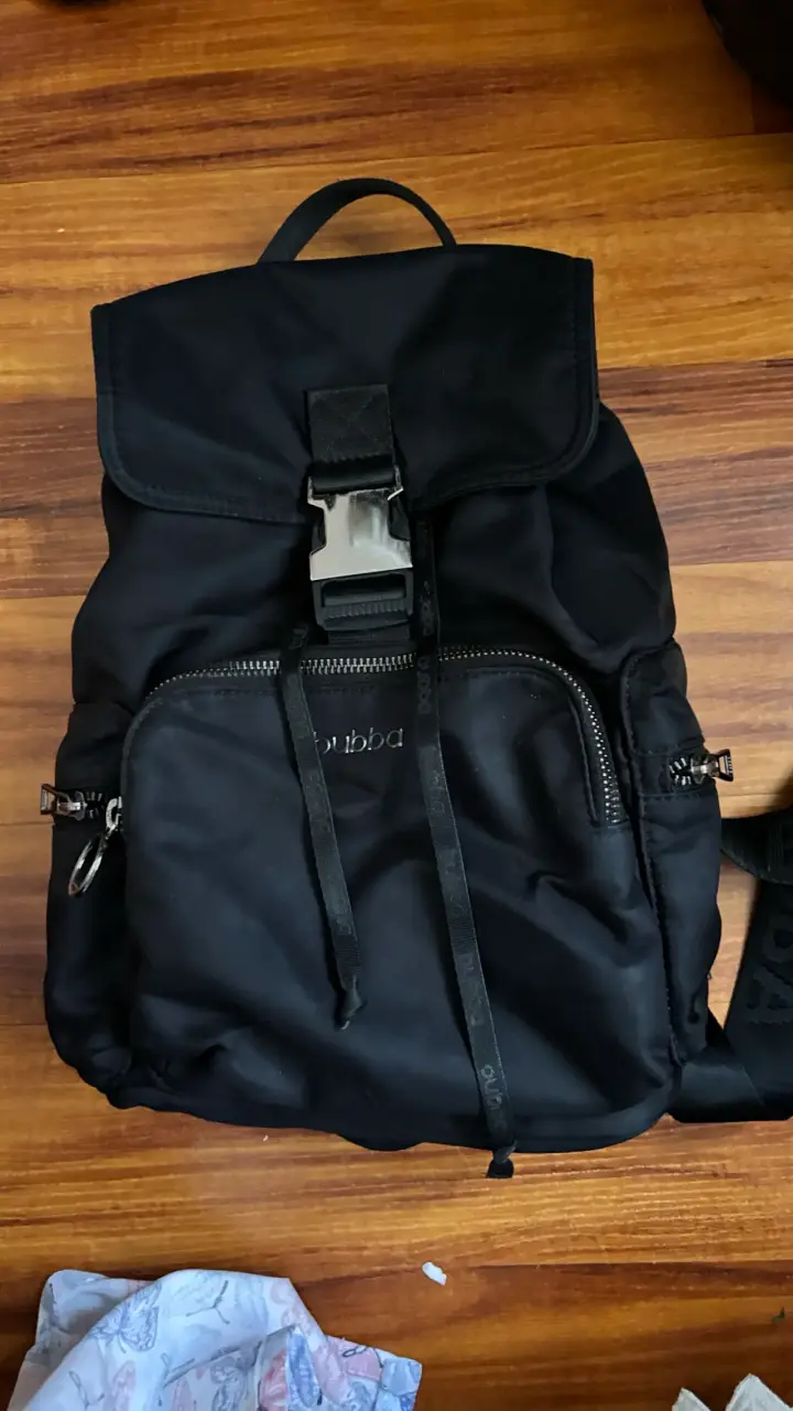 Mochila negra Bubba con correas ajustables - 2