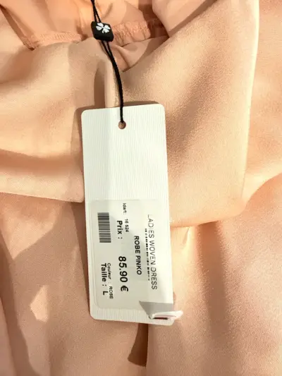 Vestido de capas rosa Le Soir por Molly Bracken - miniatura 4