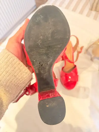 Sandalias de tacón alto rojas Vizzano - miniatura 3