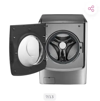 Lavadora-Secadora LG 22/13 kg carga frontal - miniatura 4