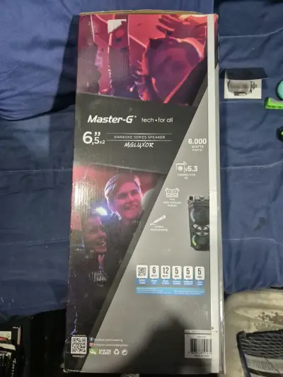 Parlante Karaoke Master-G MGLuxor 6000W - miniatura 2