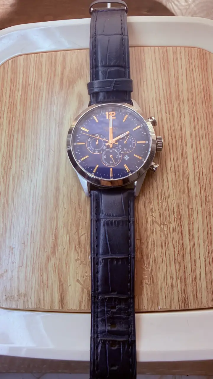 Reloj Festina Chrono con Correa de Cuero Azul - 3