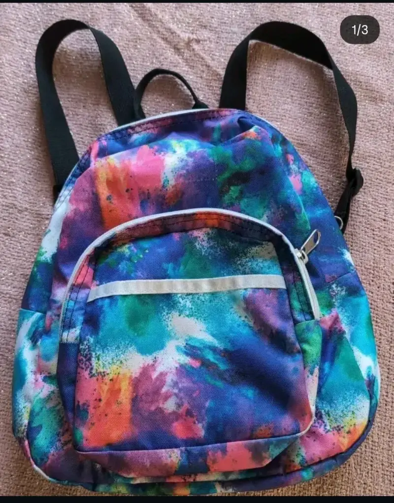 Mochila pequeña colorida Jansport