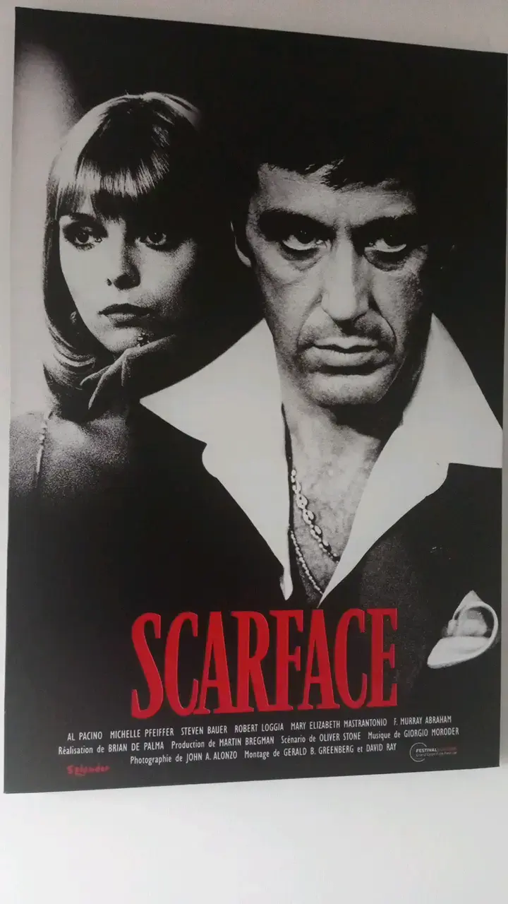 Póster película Scarface y El Padrino - 2