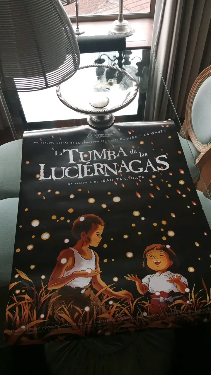 Poster La Tumba de las Luciérnagas Studio Ghibli