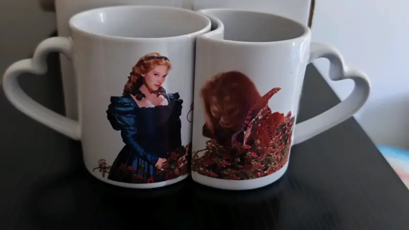 Set de tazas "La bella y la bestia" - 4