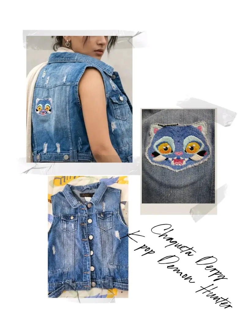 Chaqueta mezclilla Kpop Demon Hunter - 4