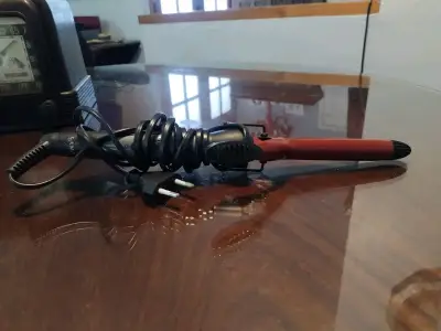 Rizador de Pelo Eléctrico Rojo y Negro gama - miniatura 2