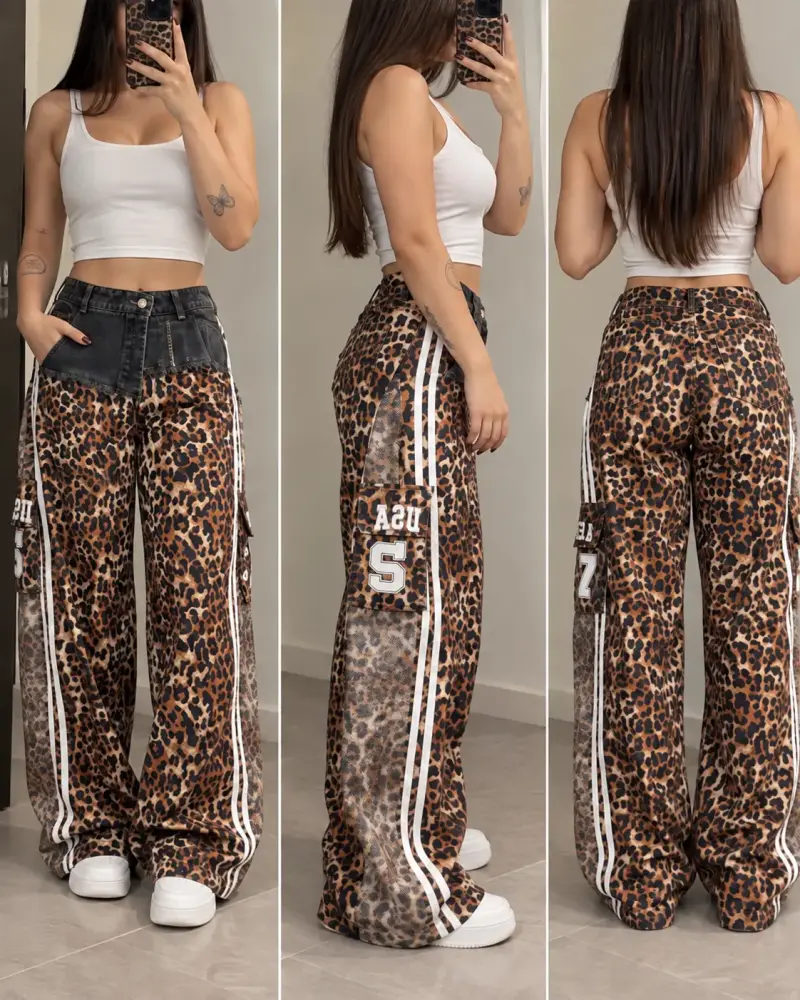 Pantalon animal print - 2