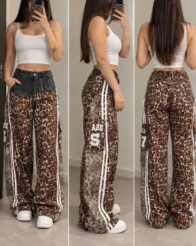 Pantalon animal print - miniatura 2