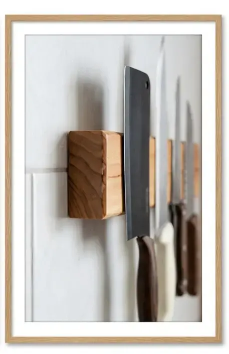 Soporte de madera para cuchillos - 5