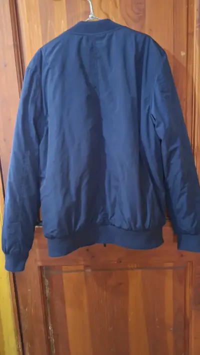 Chaqueta bomber azul marino para hombre - miniatura 1