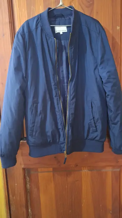 Chaqueta bomber azul marino para hombre - miniatura 2