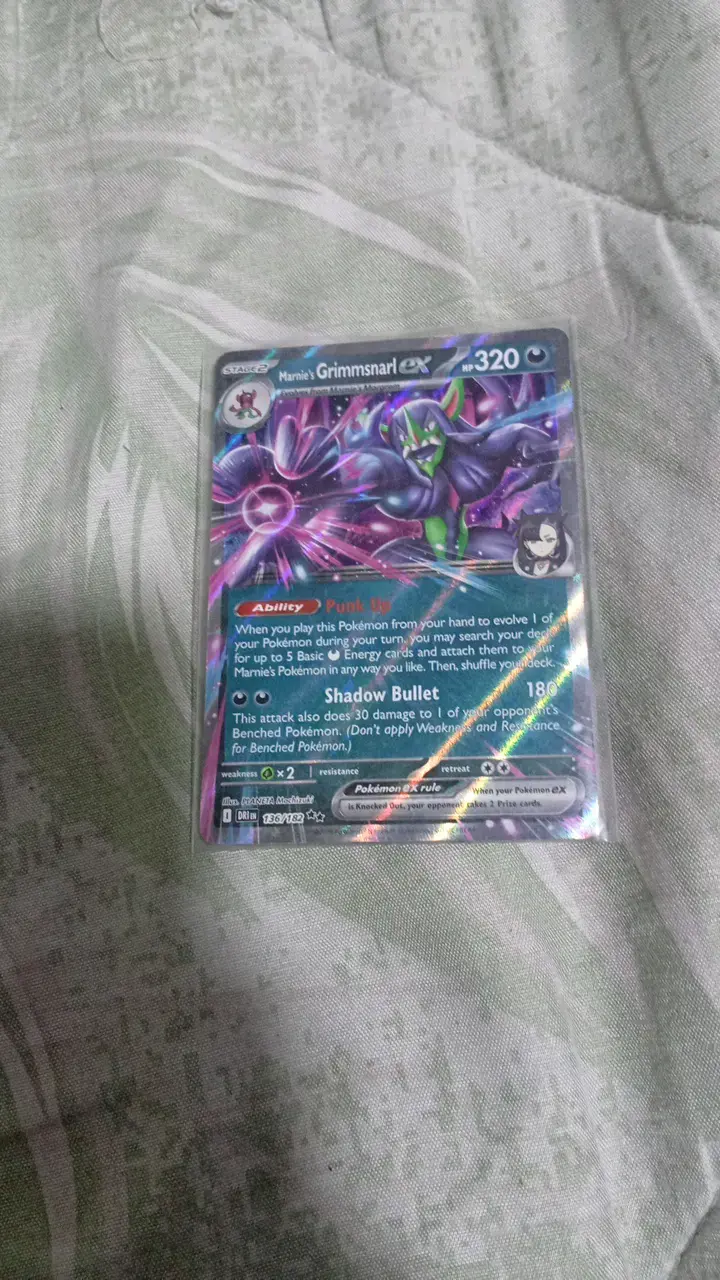 Carta Pokémon Grimmsnarl EX 320 HP