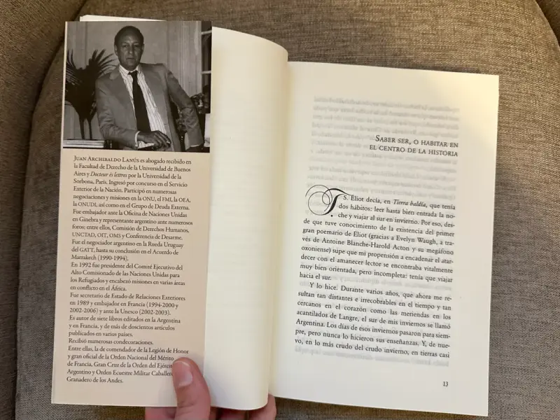 Libro 'Saber Ser' de Juan Archibaldo Lanús - 3