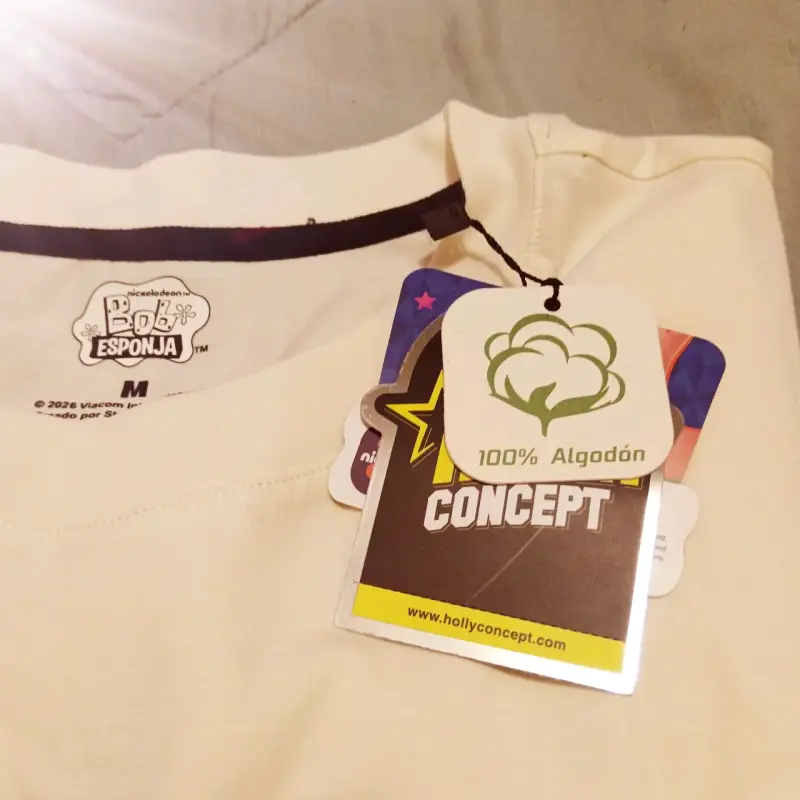 Polera Blanca Bob Esponja Krusty Krab - 2