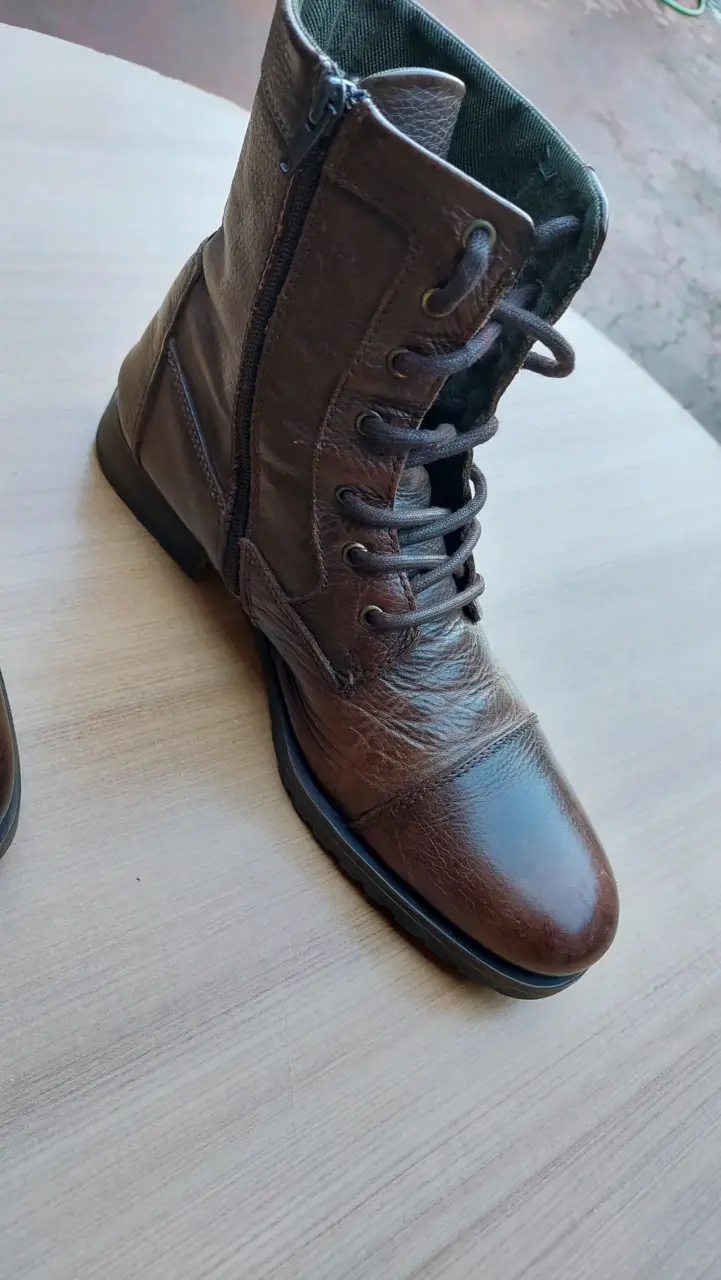 Botas de cuero marrón Aldo para hombre - 5