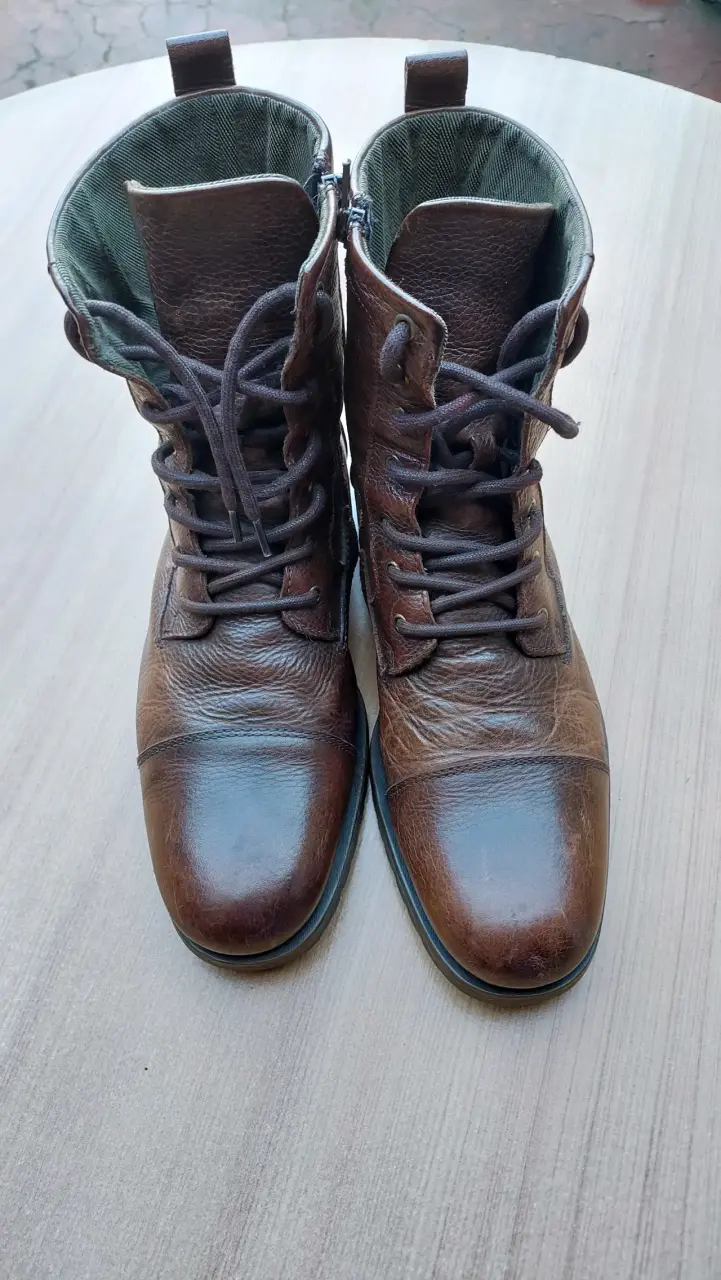 Botas de cuero marrón Aldo para hombre - 6