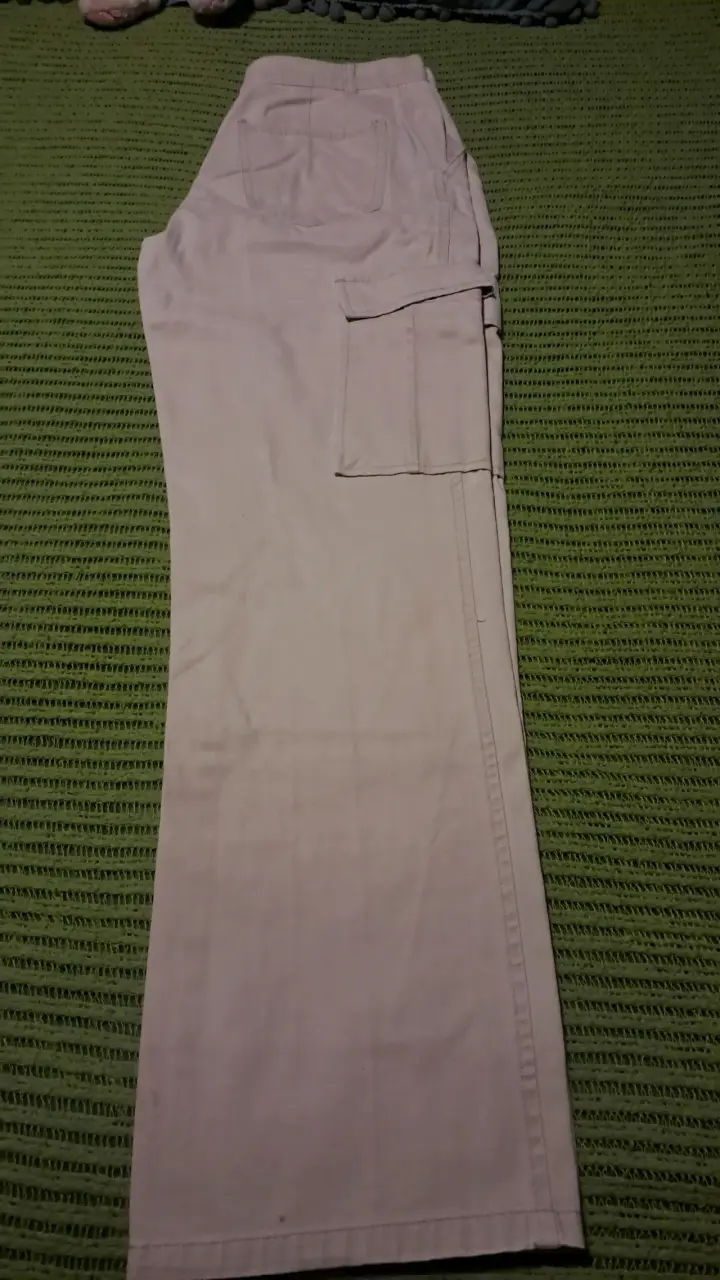 Pantalones beige cargo Sybilla talla S