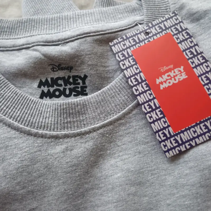 Polerón gris Mickey Mouse Disney para adultos