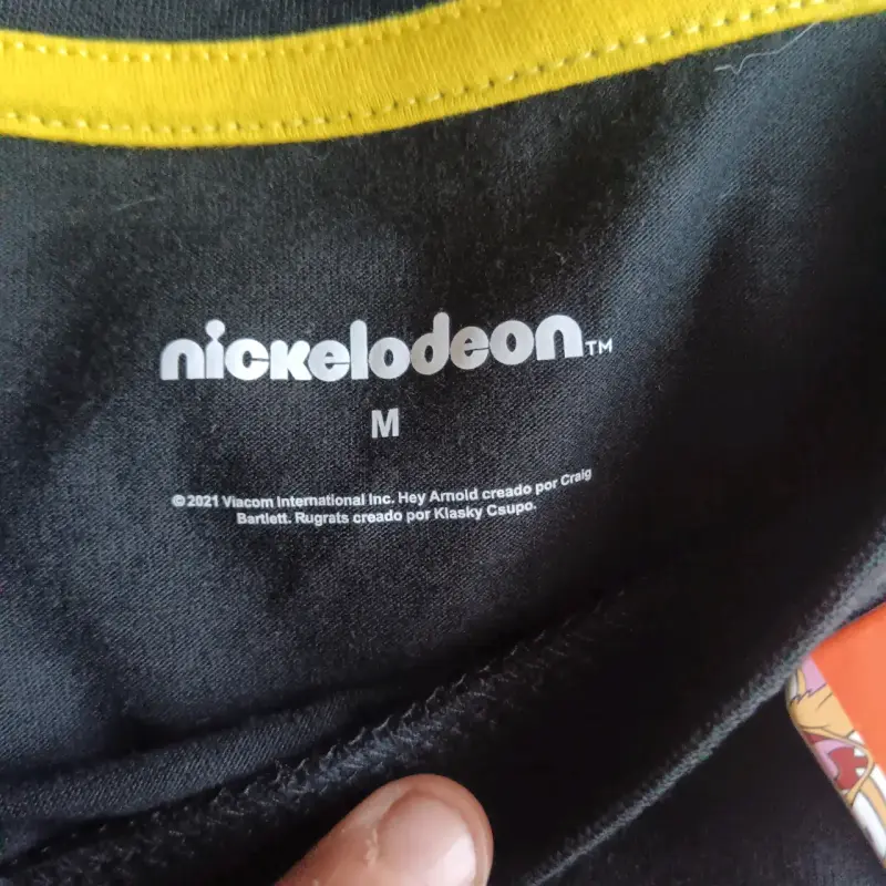 Polera Nickelodeon CatDog negra talla M
