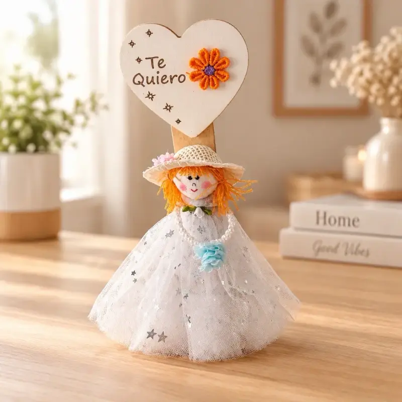 Muñecos decorativos con mensajes de amor - 3