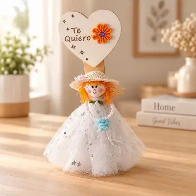Muñecos decorativos con mensajes de amor - miniatura 3