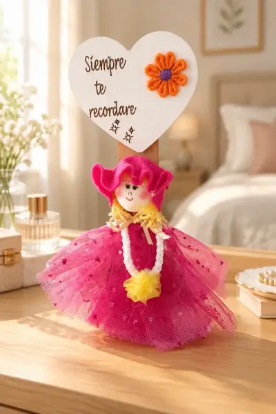 Muñecos decorativos con mensajes de amor - miniatura 4