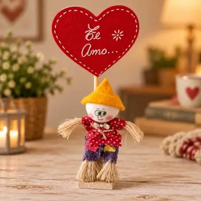 Muñecos decorativos con mensajes de amor - miniatura 6