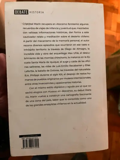 Libro Atacama Fantasma de Cristóbal Marín - miniatura 2