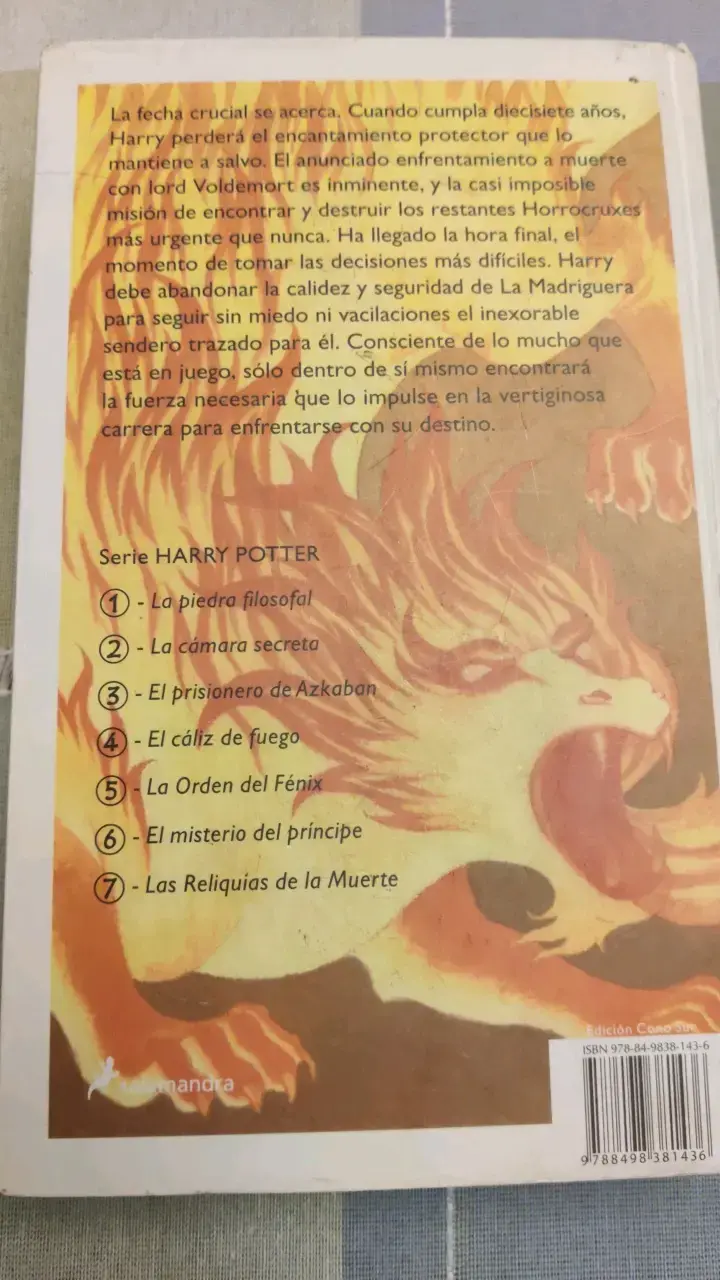 Libro Harry Potter y las Reliquias de la Muerte - 2
